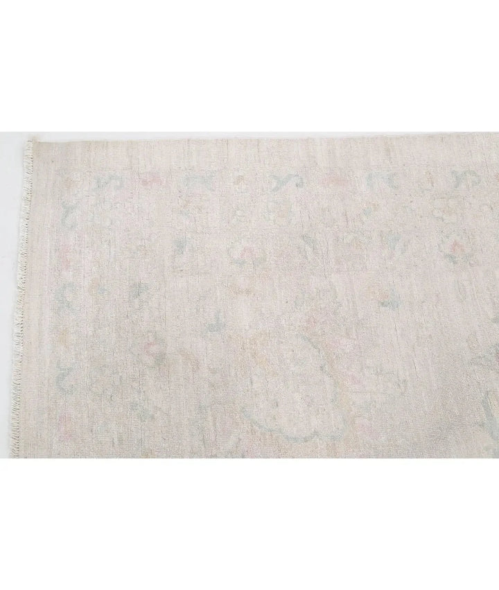 Ivory Afghan Serenity Rug 19' 4" x 25' 6" Hand-Knotted | No. AT92281