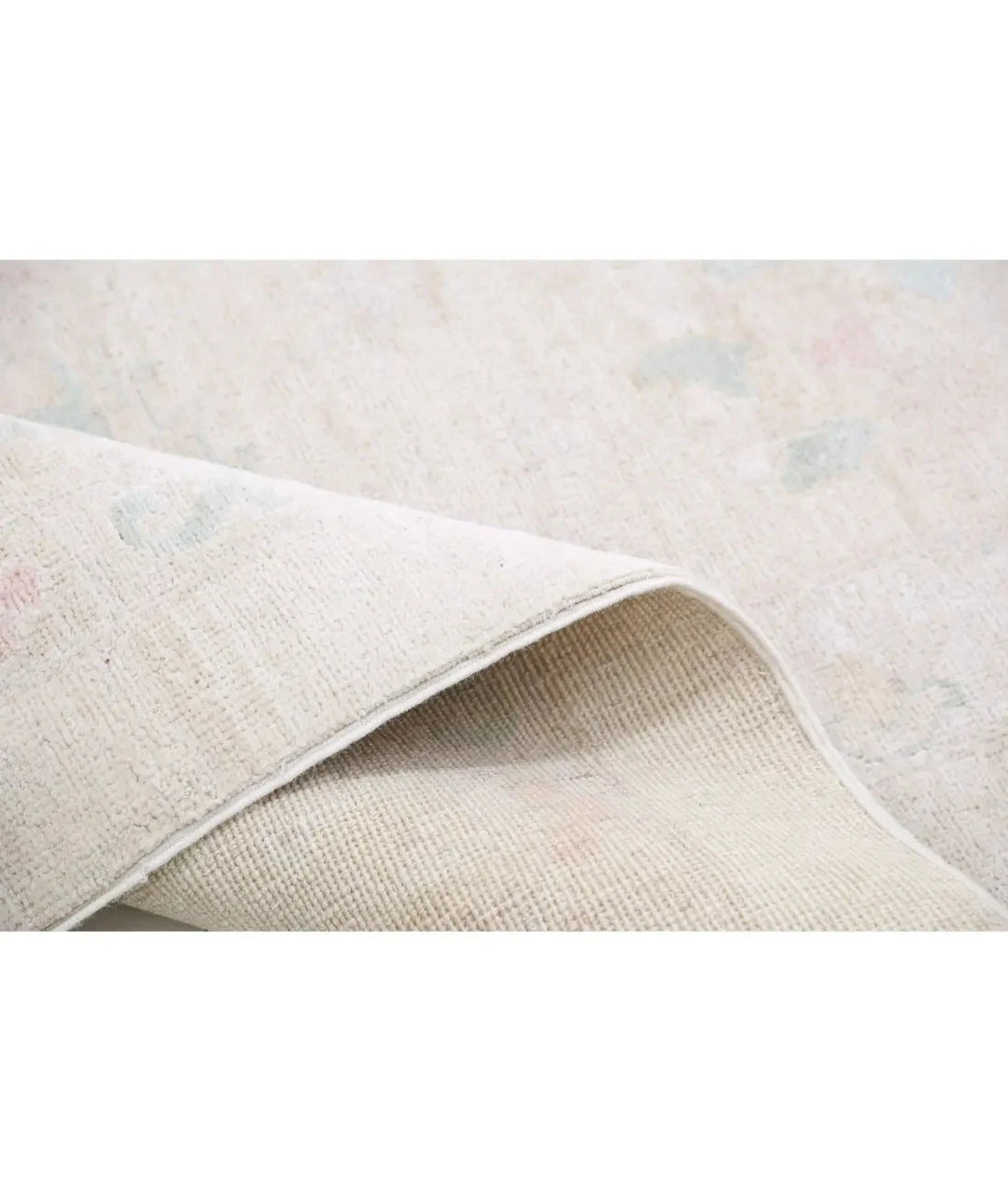 Ivory Afghan Serenity Rug 19' 4" x 25' 6" Hand-Knotted | No. AT92281