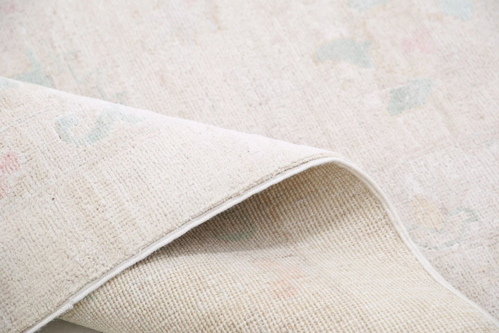 Ivory Afghan Serenity Rug 19' 4" x 25' 6" Hand-Knotted | No. AT92281