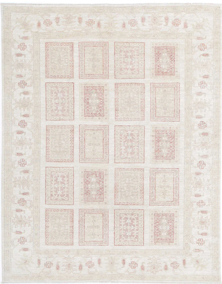 Afghan Serenity Rug 5' 6" x 7' 1" Hand-Knotted | No. AT92317
