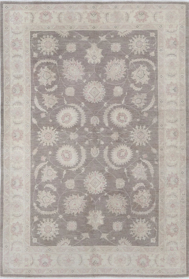 Afghan Serenity Rug 6' 3" x 9' 3" Hand-Knotted | No. AT92385