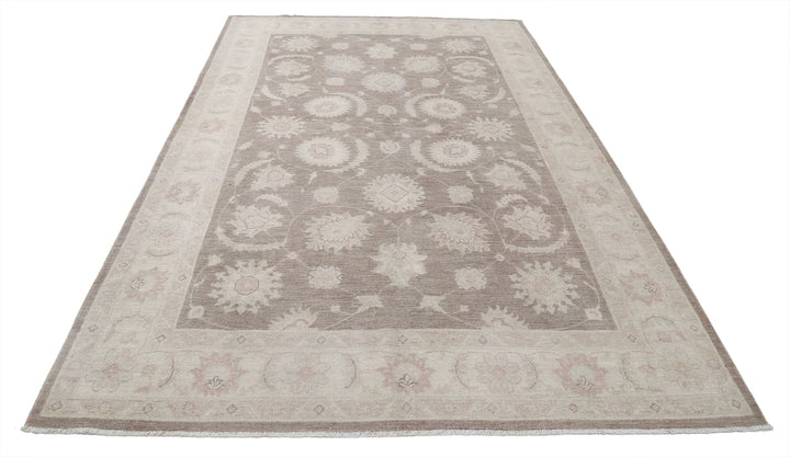 Afghan Serenity Rug 6' 3" x 9' 3" Hand-Knotted | No. AT92385