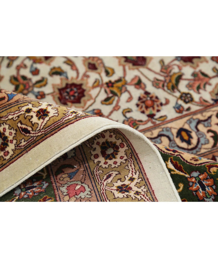 Persian Tabriz Sheikh Safi Rug 11' 1" x 16' 0" Hand-Knotted | No. AT92492