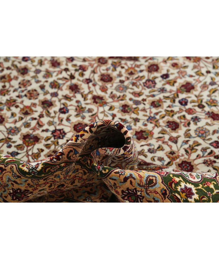Persian Tabriz Sheikh Safi Rug 11' 1" x 16' 0" Hand-Knotted | No. AT92492
