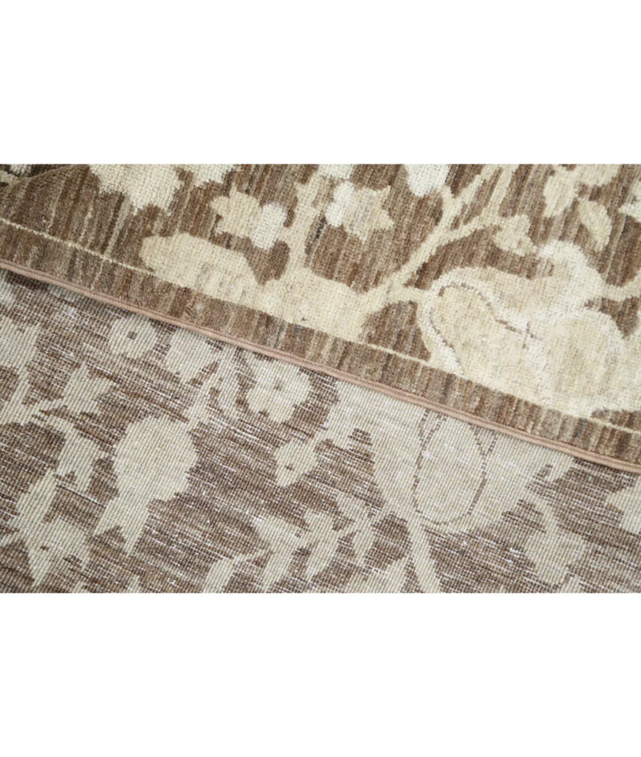 Brown Afghan Oriental Rug 8' 0" x 9' 10" Hand-Knotted | No. AT925305