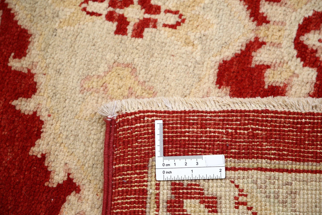 Rust Afghan Ziegler Rug 9' 0" x 11' 11" Hand-Knotted | No. AT92722