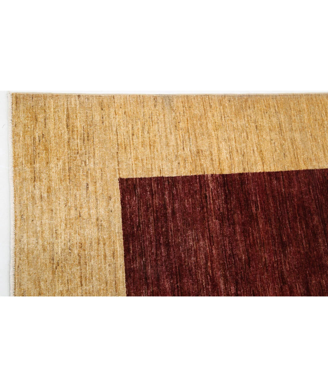 Afghan Modcar Rug 6' 8" x 8' 3" Hand-Knotted | No. AT92853