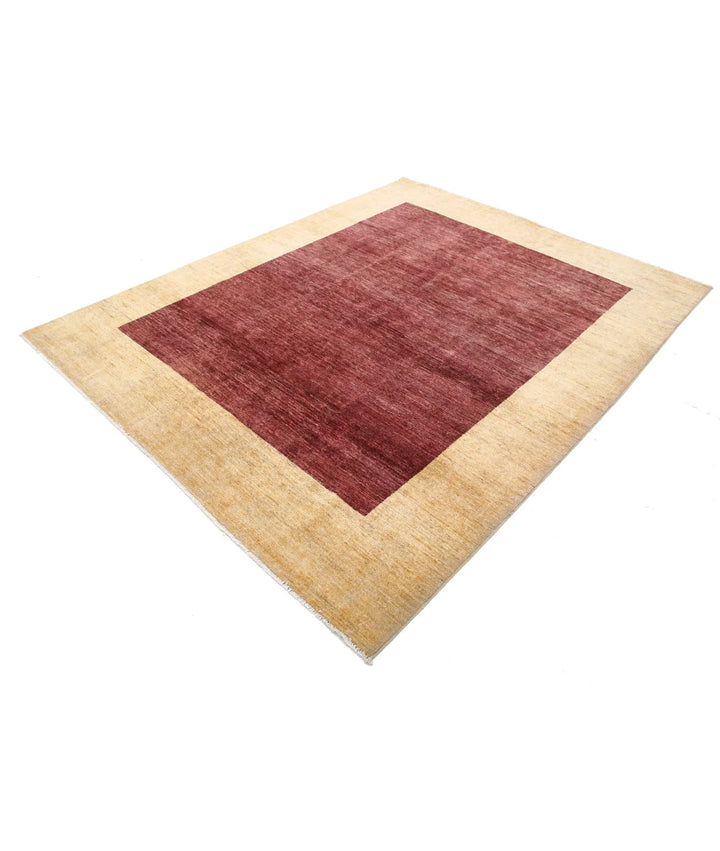 Afghan Modcar Rug 6' 8" x 8' 3" Hand-Knotted | No. AT92853
