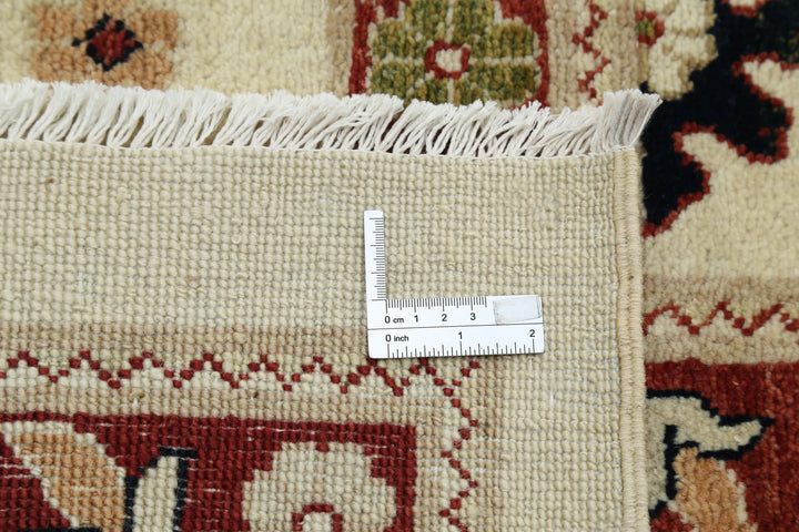 Ivory Indian Ziegler Rug 11' 7" x 17' 7" Hand-Knotted | No. AT929523