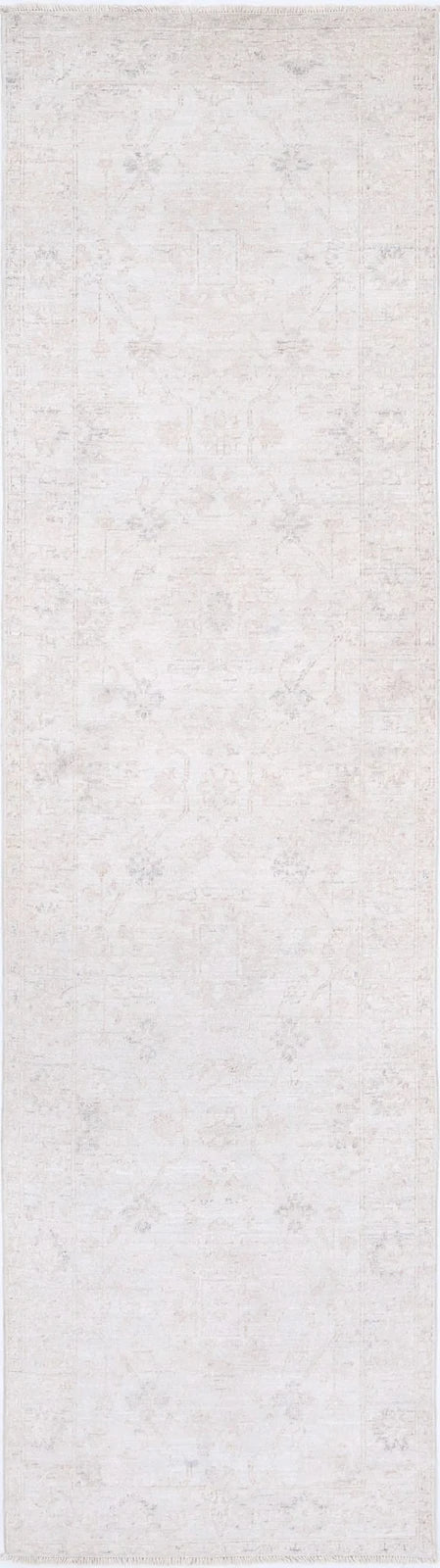 Afghan Serenity Rug 2' 5" x 9' 5" Hand-Knotted | No. AT92991