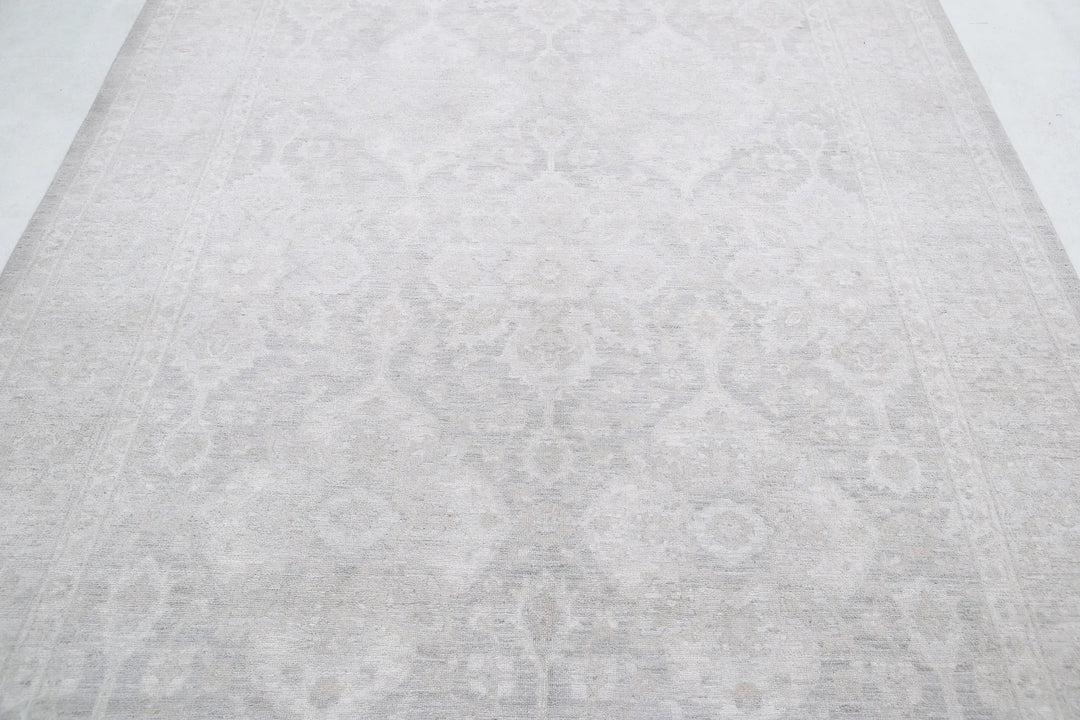 Afghan Serenity Rug 6' 3" x 9' 7" Hand-Knotted | No. AT93015