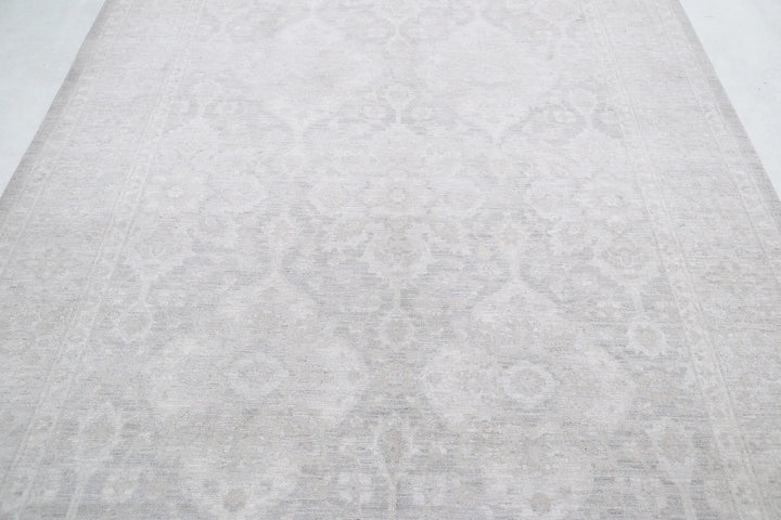 Afghan Serenity Rug 6' 3" x 9' 7" Hand-Knotted | No. AT93015