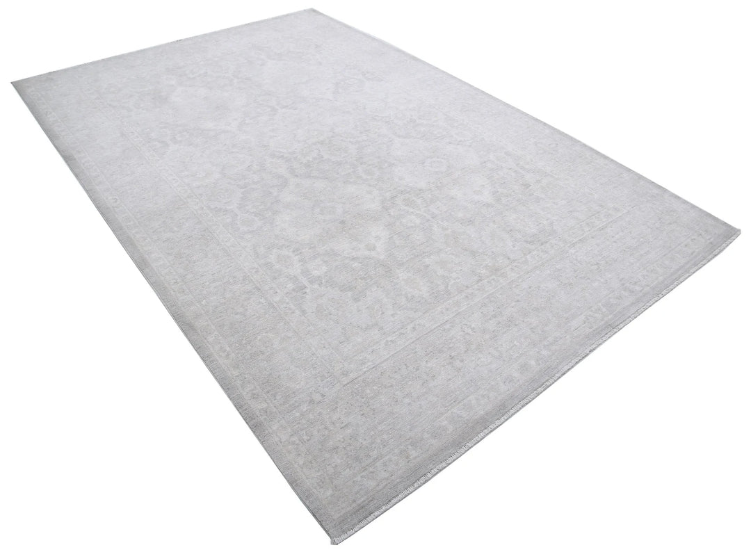 Afghan Serenity Rug 6' 3" x 9' 7" Hand-Knotted | No. AT93015