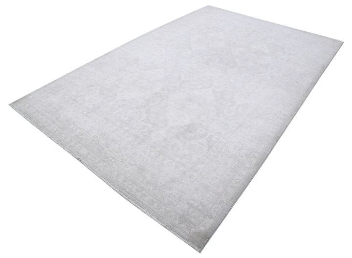 Afghan Serenity Rug 6' 3" x 9' 7" Hand-Knotted | No. AT93015