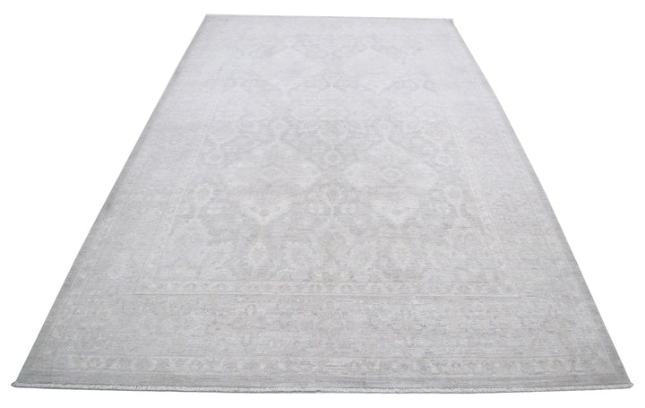 Afghan Serenity Rug 6' 3" x 9' 7" Hand-Knotted | No. AT93015