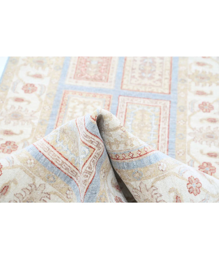 Afghan Bakhtiari Runner Rug 2' 7" x 8' 3" Hand-Knotted | No. AT93034