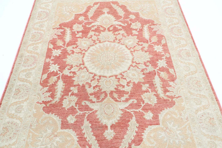 Afghan Ariana Rug 4' 11" x 6' 7" Hand-Knotted | No. AT93064