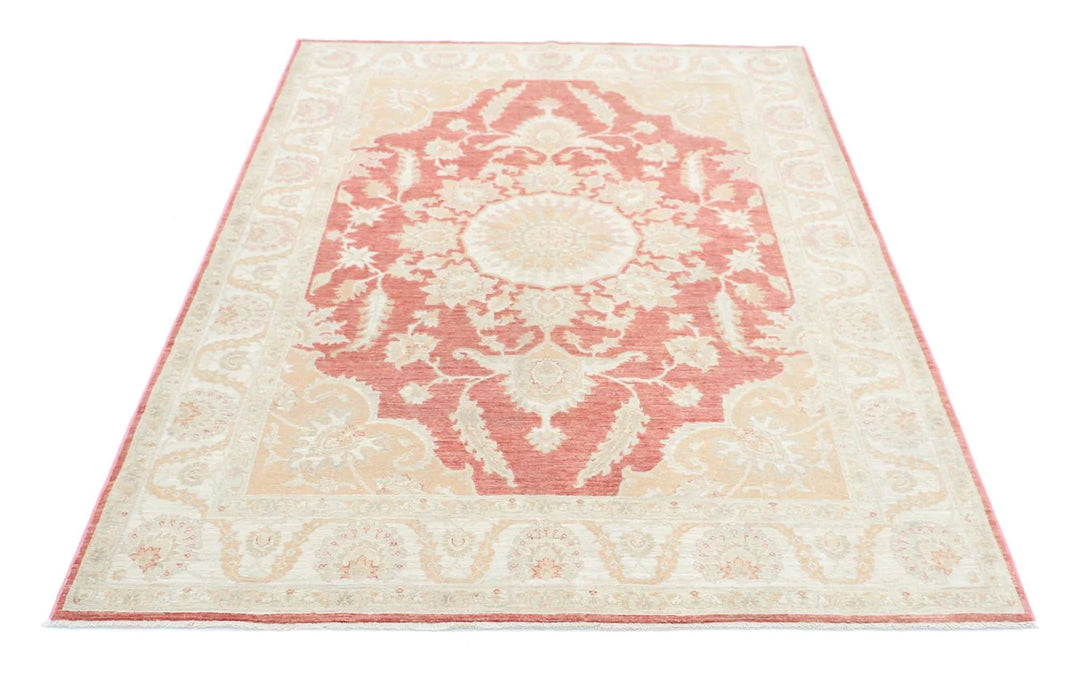 Afghan Ariana Rug 4' 11" x 6' 7" Hand-Knotted | No. AT93064