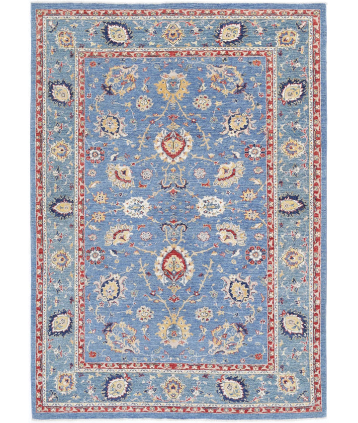 Afghan Ziegler Farhan Rug 5' 7" x 7' 10" Hand-Knotted | No. AT93147