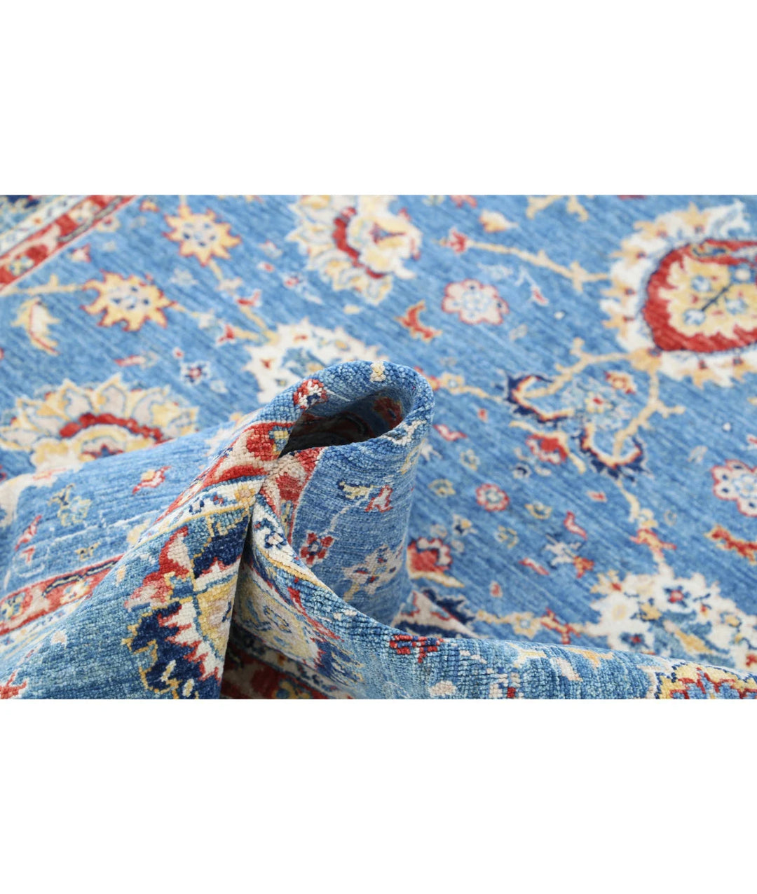 Afghan Ziegler Farhan Rug 5' 7" x 7' 10" Hand-Knotted | No. AT93147