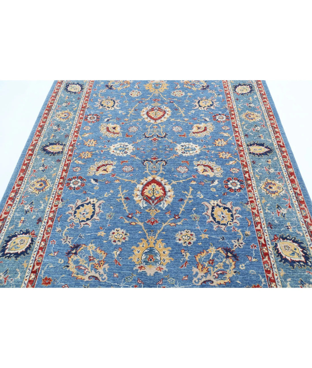 Afghan Ziegler Farhan Rug 5' 7" x 7' 10" Hand-Knotted | No. AT93147