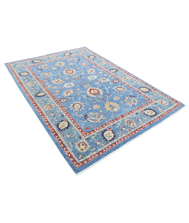 Afghan Ziegler Farhan Rug 5' 7" x 7' 10" Hand-Knotted | No. AT93147