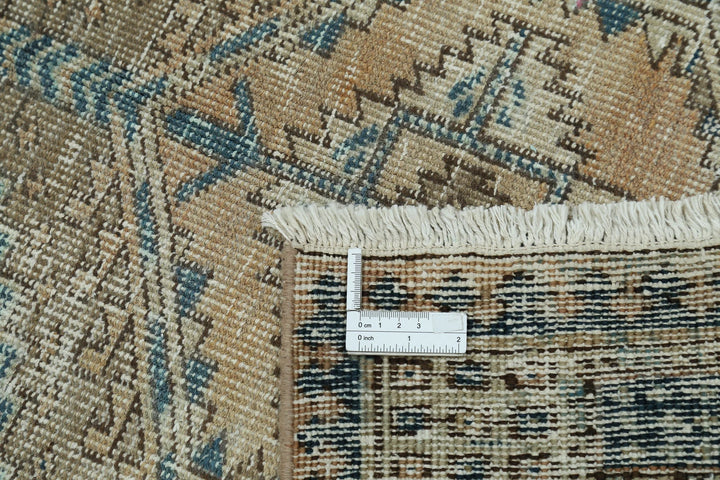 Persian Heriz Rug 3' 2" x 10' 6" Hand-Knotted | No. AT93159