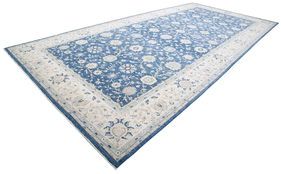 Afghan Serenity Rug 9' 9" x 21' 1" Hand-Knotted | No. AT93322
