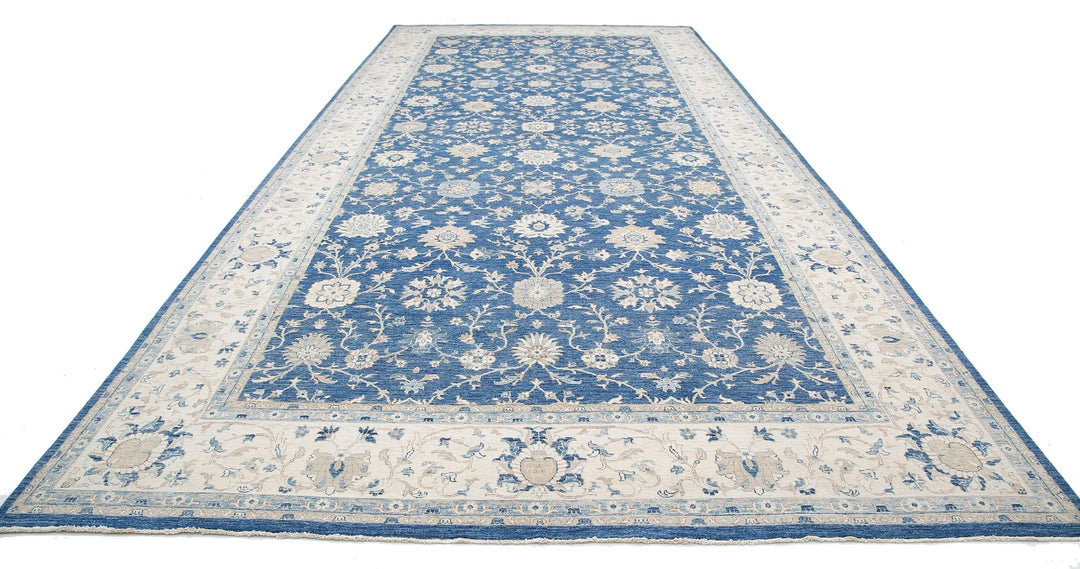 Afghan Serenity Rug 9' 9" x 21' 1" Hand-Knotted | No. AT93322