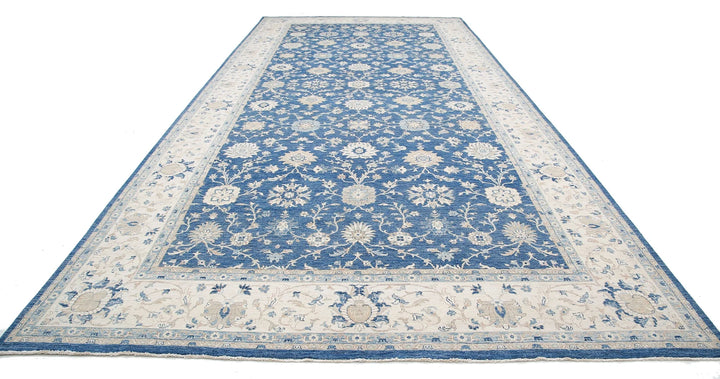 Afghan Serenity Rug 9' 9" x 21' 1" Hand-Knotted | No. AT93322