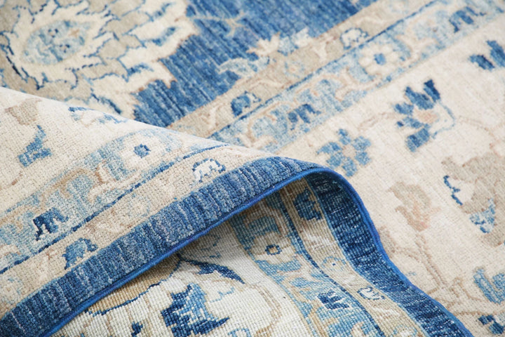 Afghan Serenity Rug 9' 9" x 21' 1" Hand-Knotted | No. AT93322