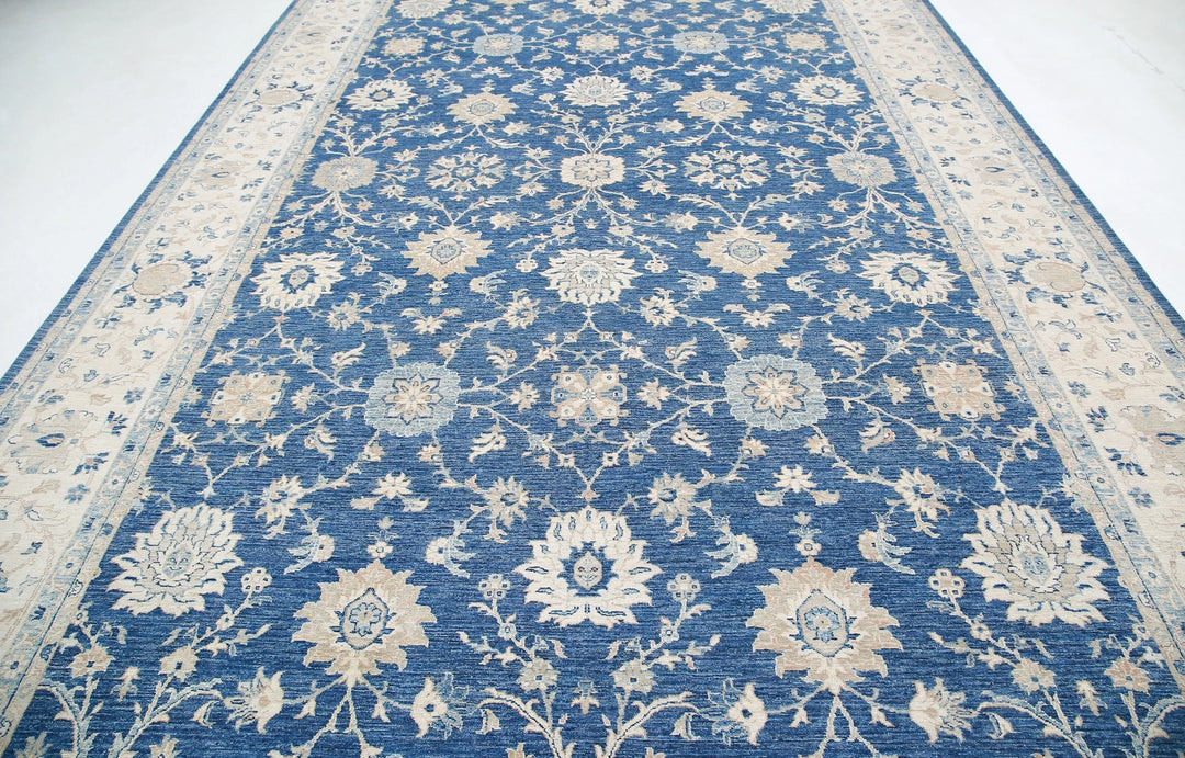Afghan Serenity Rug 9' 9" x 21' 1" Hand-Knotted | No. AT93322