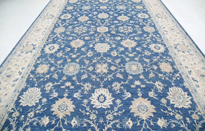 Afghan Serenity Rug 9' 9" x 21' 1" Hand-Knotted | No. AT93322