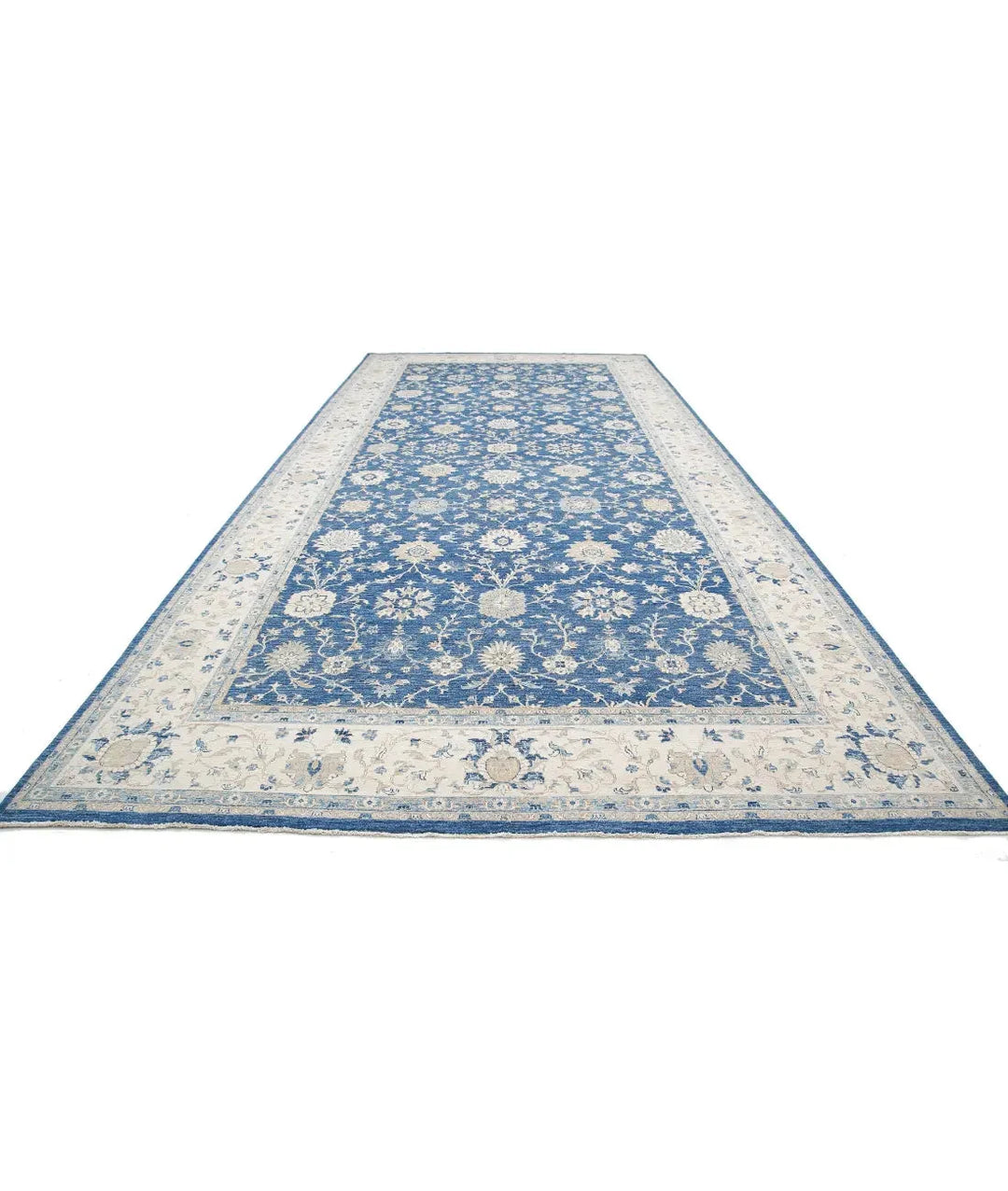 Afghan Serenity Rug 9' 9" x 21' 1" Hand-Knotted | No. AT93322