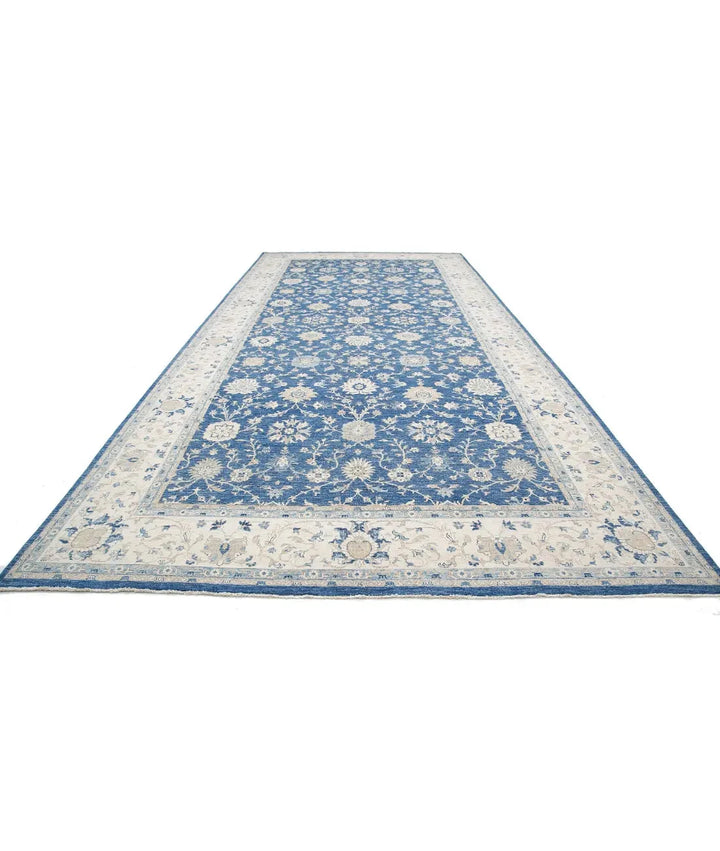 Afghan Serenity Rug 9' 9" x 21' 1" Hand-Knotted | No. AT93322