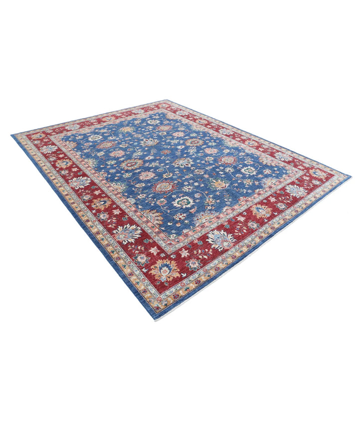 Afghan Ziegler Rug 7' 9" x 9' 8" Hand-Knotted | No. AT93329