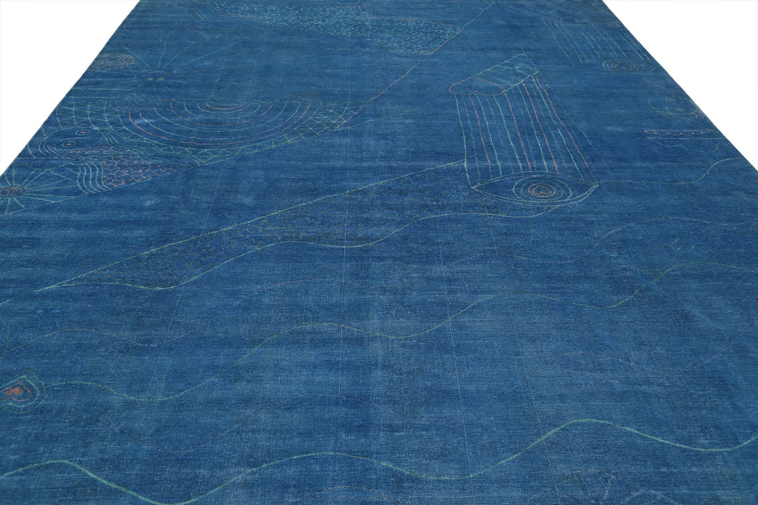 Afghan Oriental Rug 9' 7" x 13' 3" Hand-Knotted | No. AT93338
