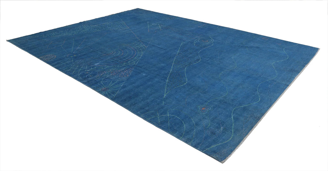 Afghan Oriental Rug 9' 7" x 13' 3" Hand-Knotted | No. AT93338