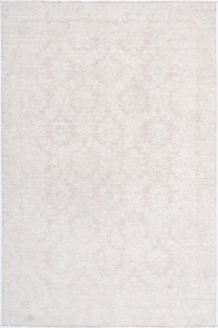 Afghan Serenity Rug 5' 10" x 8' 10" Hand-Knotted | No. AT93354