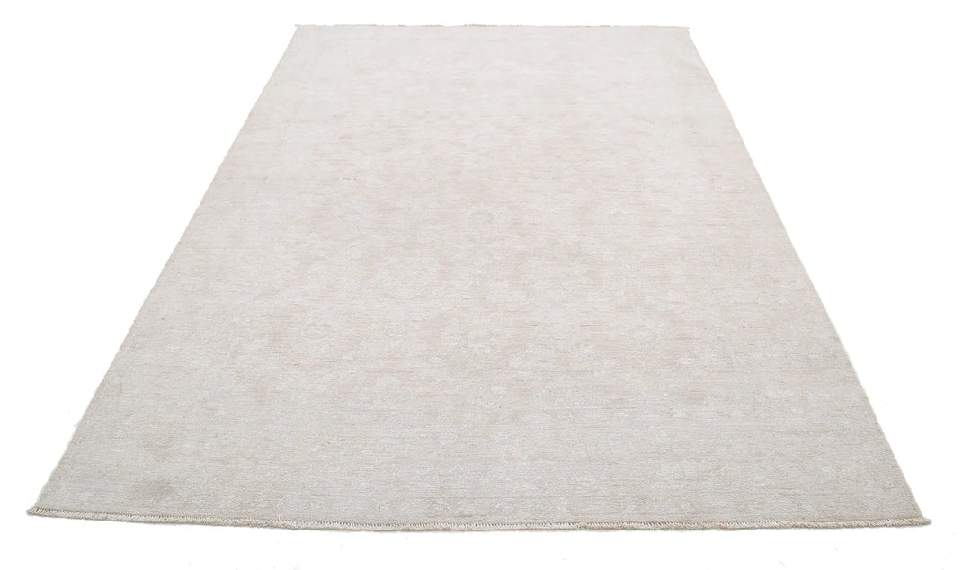 Afghan Serenity Rug 5' 10" x 8' 10" Hand-Knotted | No. AT93354