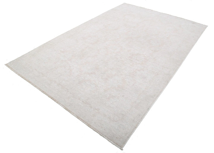 Afghan Serenity Rug 5' 10" x 8' 10" Hand-Knotted | No. AT93354