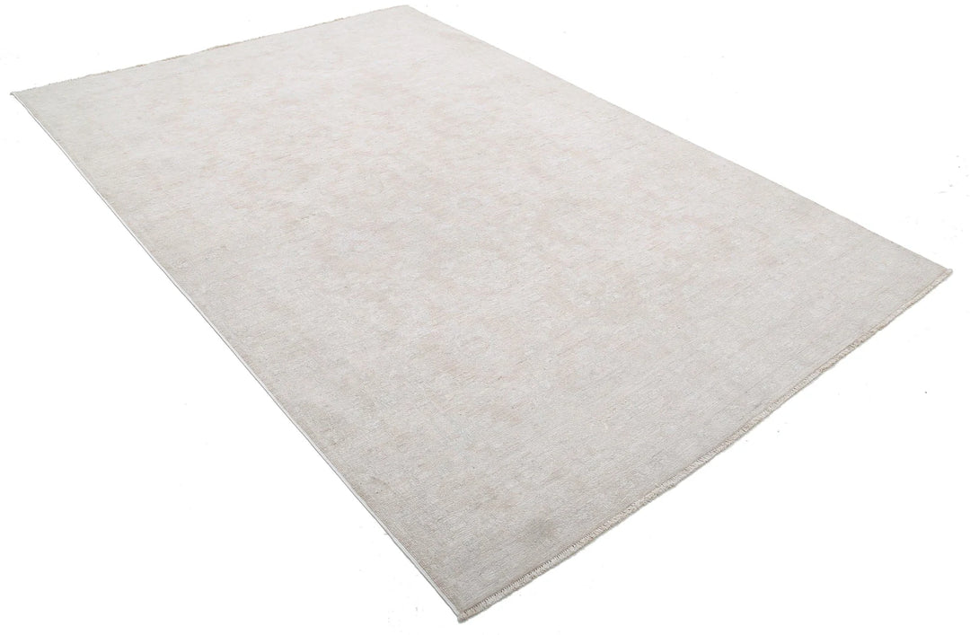Afghan Serenity Rug 5' 10" x 8' 10" Hand-Knotted | No. AT93354