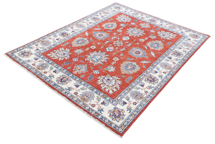 Afghan Ziegler Farhan Rug 4' 10" x 6' 2" Hand-Knotted | No. AT93418