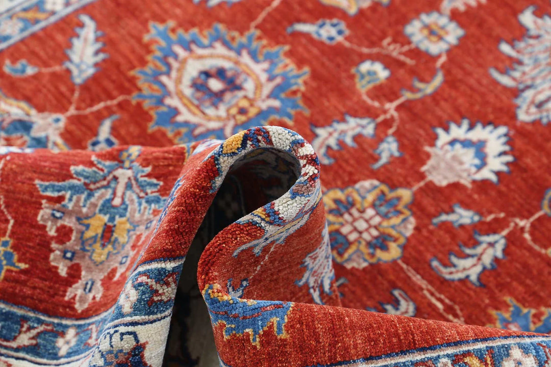 Afghan Ziegler Farhan Rug 4' 10" x 6' 2" Hand-Knotted | No. AT93418