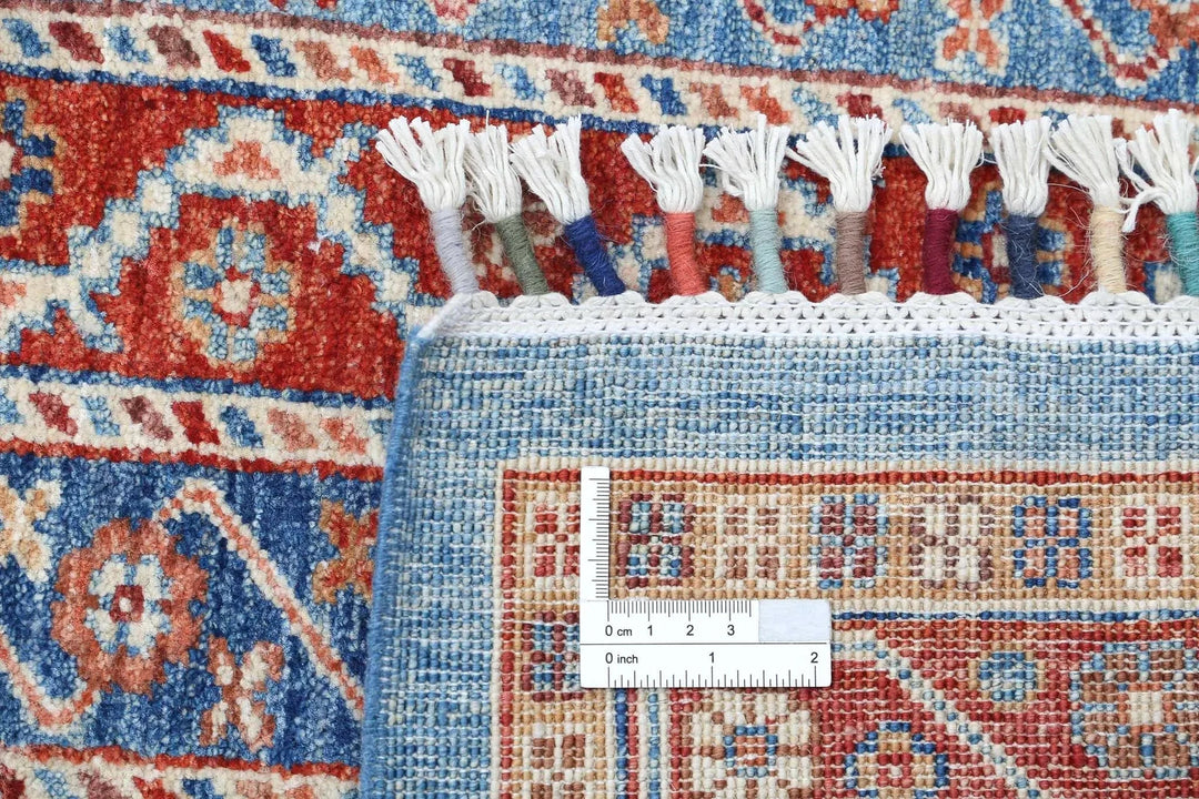 Afghan Shaal Rug 6' 8" x 9' 8" Hand-Knotted | No. AT93483