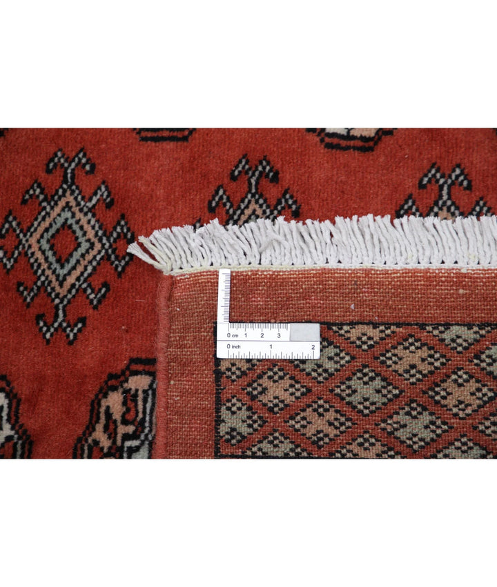 Pakistani Bokhara Rug 8' 1" x 10' 1" Hand-Knotted | No. AT93487