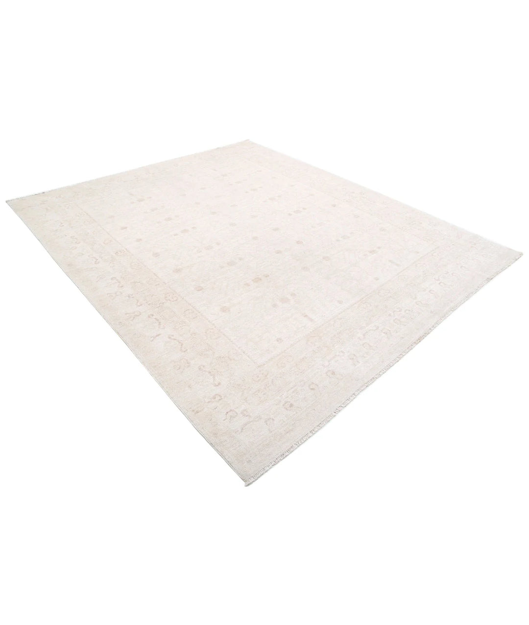 Afghan Oushak Rug 7' 11" x 9' 5" Hand-Knotted | No. AT93518