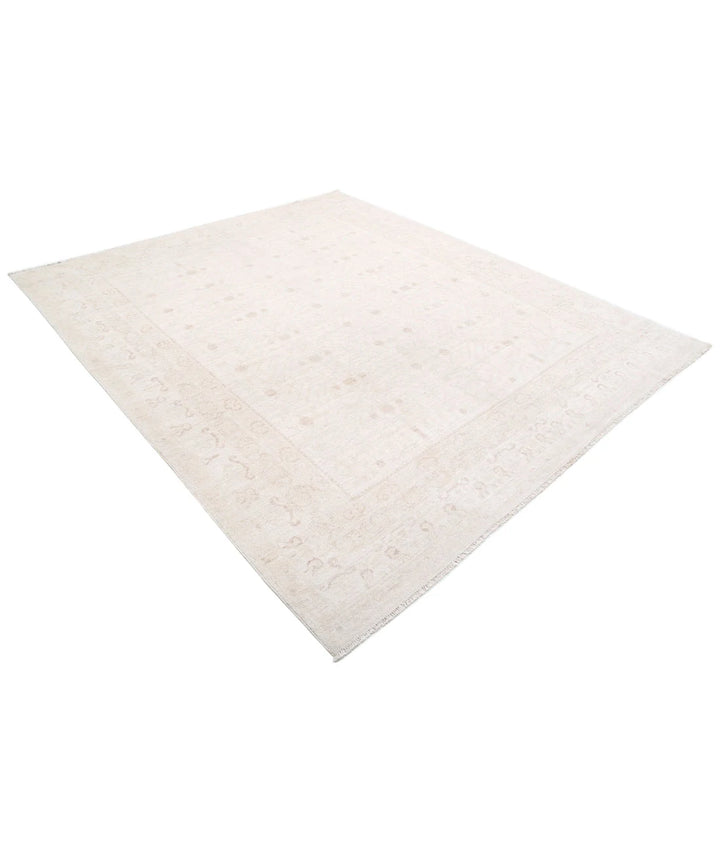 Afghan Oushak Rug 7' 11" x 9' 5" Hand-Knotted | No. AT93518