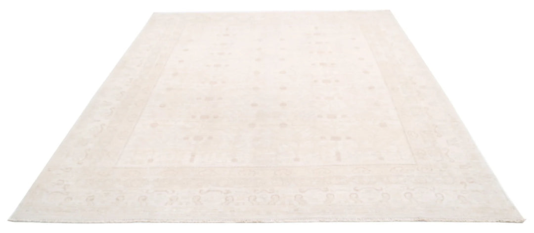Afghan Oushak Rug 7' 11" x 9' 5" Hand-Knotted | No. AT93518