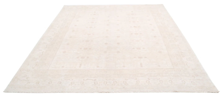 Afghan Oushak Rug 7' 11" x 9' 5" Hand-Knotted | No. AT93518